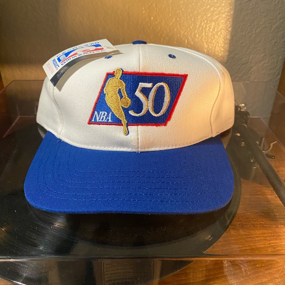 1996 NBA 50th anniversary hat. Made by twins enterprise.